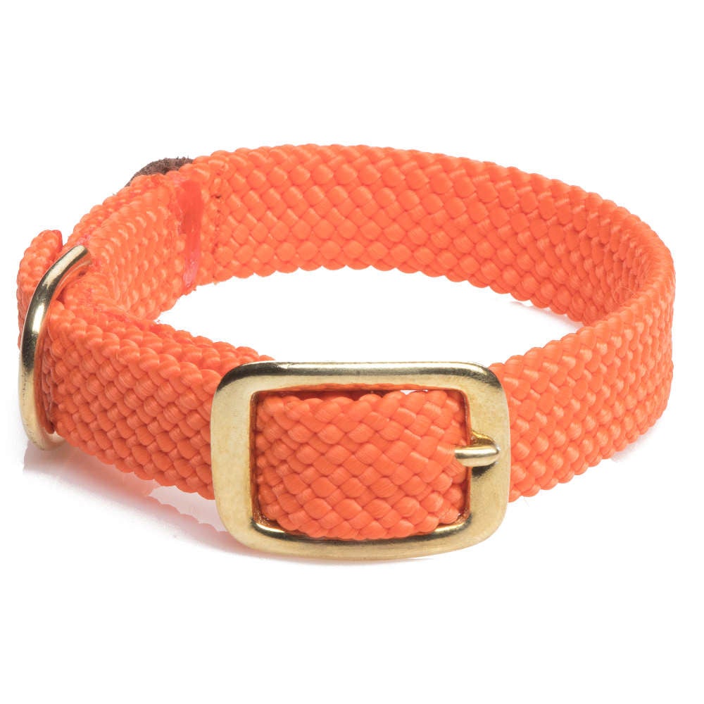 Mendota Doublebraided Junior Collar 14  ORANGE"